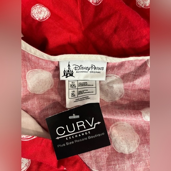 Disney Parks Minnie Mouse Red Polka Dot Sleeveless Dress - Size XL - Picture 3 of 3